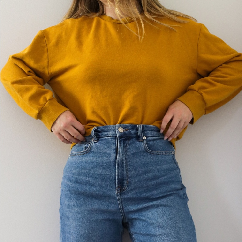 Zara Yellow Sweatshirt/Sweater💛